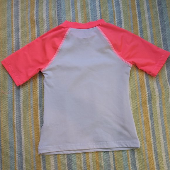 🛍️ BUNDLE ONLY | Girls Cat & Jack Pineapple Rash Guard XS 4/5 - Picture 4 of 5